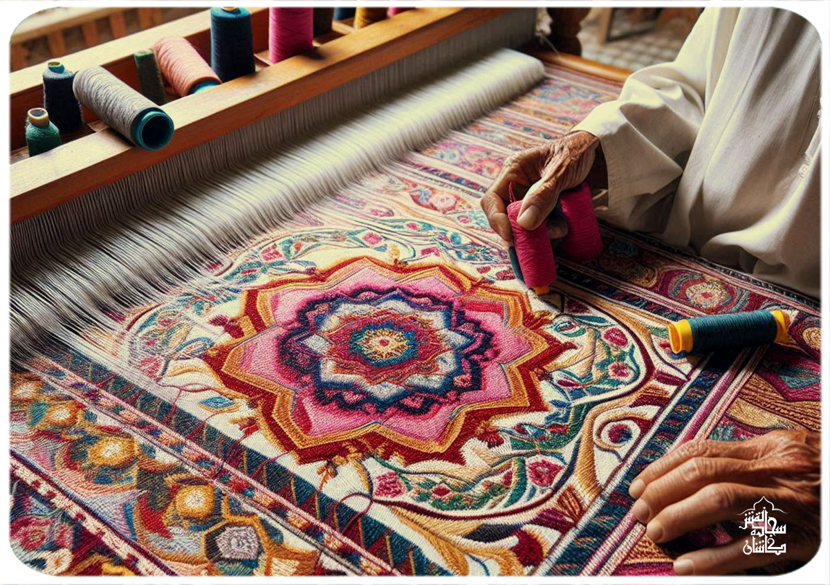 انواع نخ در سجاده فرش و فرش مسجد انواع نخ در سجاده فرش